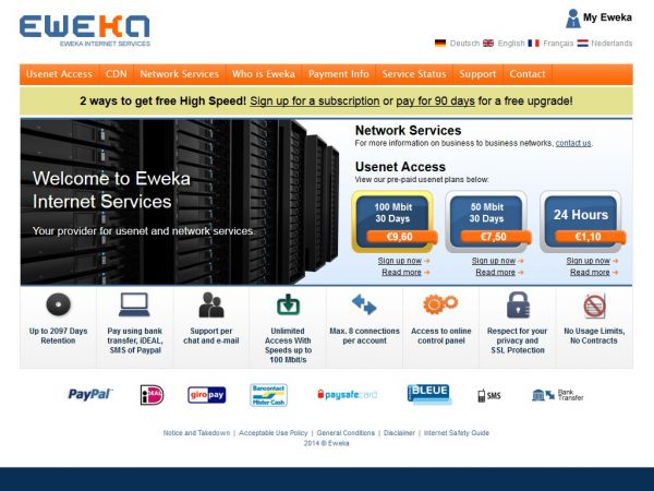 eweka.nl Screenshot